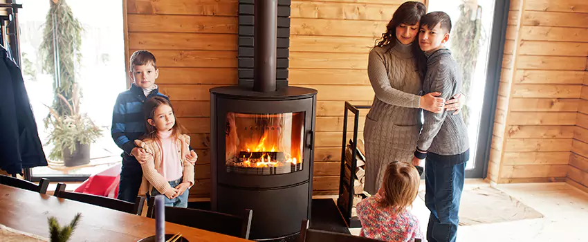 Morso Cast Iron Fireplace Insert Installation in Grandville, Michigan