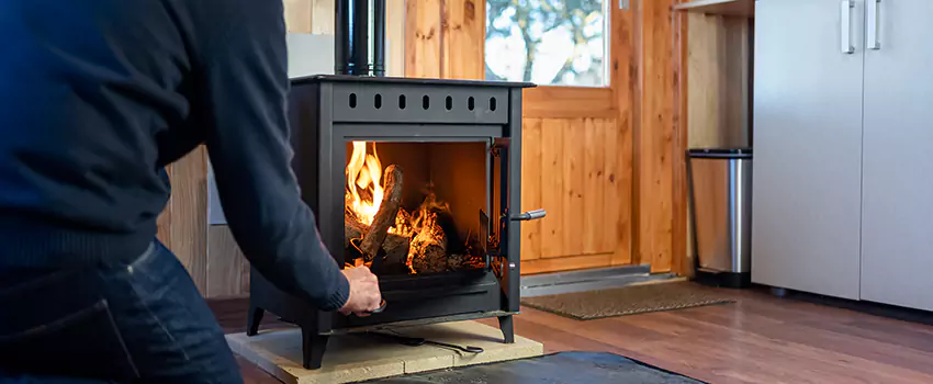 Open Hearth Wood Fireplace Installation in Grandville, MI
