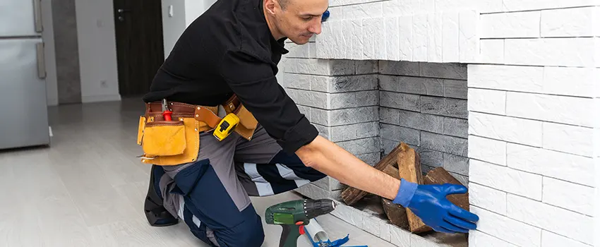 Fireplace Damaged Damper Frame Repair Services in Grandville, Michigan