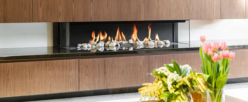 Double-height Fireplace Design Refurbishment in Grandville, Michigan