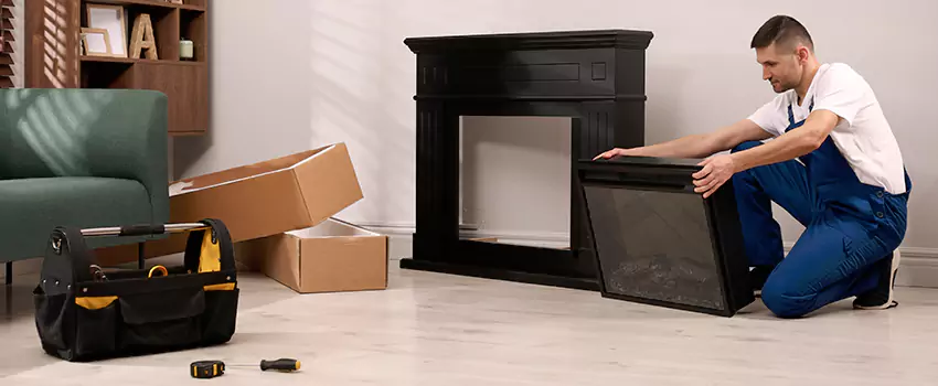 Old Rusted Metal Fireplace Repair And Replacement in Grandville, MI